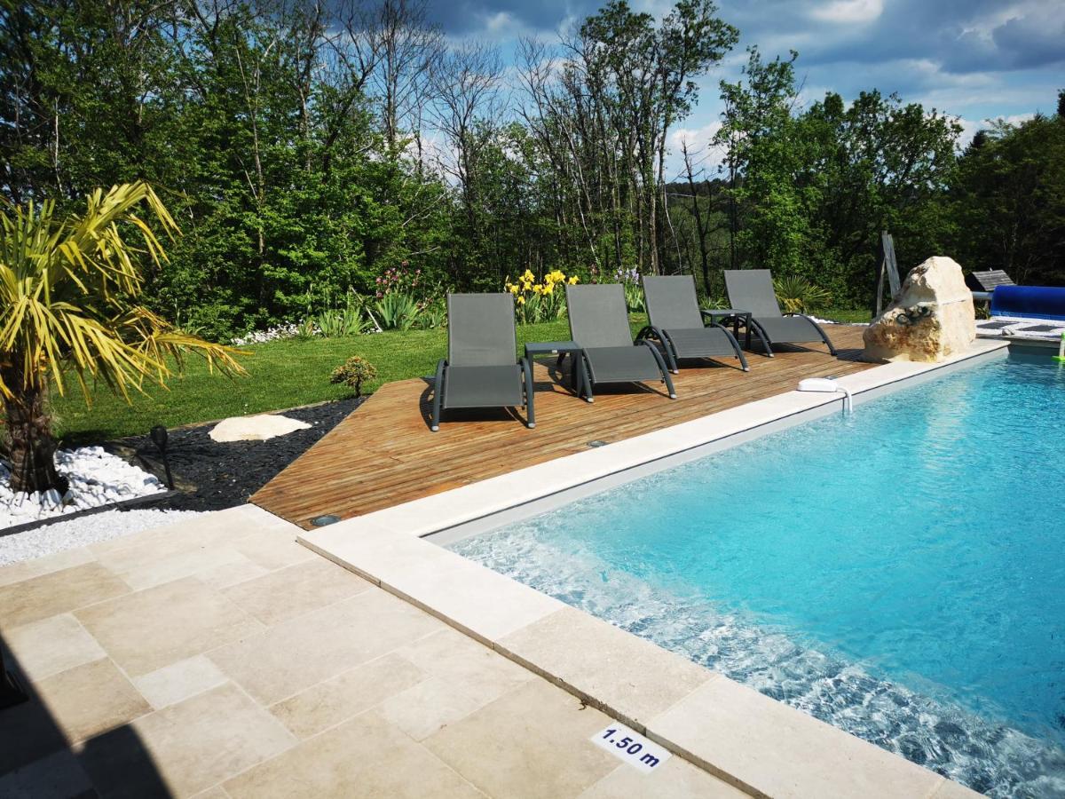 "Notre Bastide" Maison Et Table D'Hotes Traditionnelle Et Vegetarienne, Piscine, Jacuzzi, Clim, , A 5 Mn De Sarlat Marcillac-Saint-Quentin エクステリア 写真